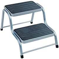 Crusader Taburete de doble escalón Acero resistente Resistente antideslizante Escalones de goma impermeables para…